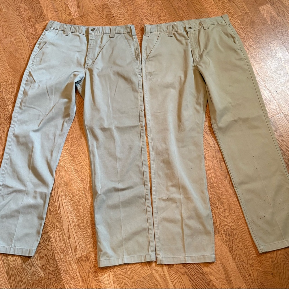 Carhartt Men's Blended Twill Lot of 2